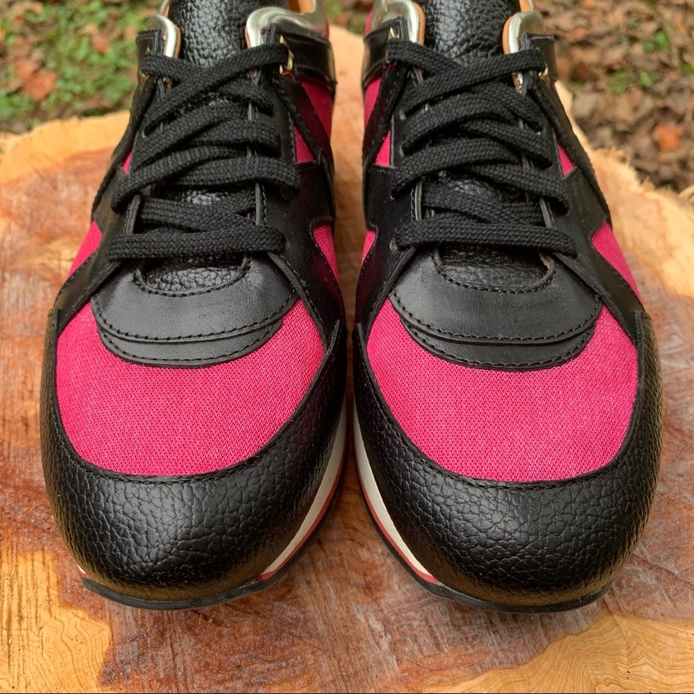 Jimmy Choo London geranium black lace up sneakers 39 - Picture 5 of 16